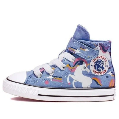 Converse (td)  Chuck Taylor All Star High Hook And Loop 'unicons' In Purple