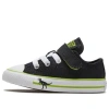 Converse (td)  Chuck Taylor All Star Infant Dinoverse Hook And Loop 'black Green'