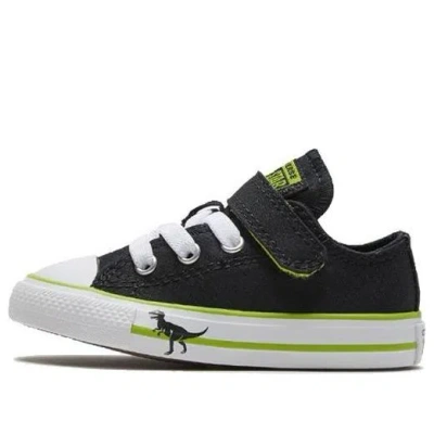 Converse (td)  Chuck Taylor All Star Infant Dinoverse Hook And Loop 'black Green'