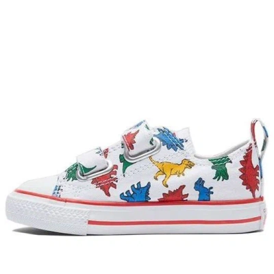Converse (td)  Chuck Taylor All Star Low Hook And Loop 'dinoverse Print'