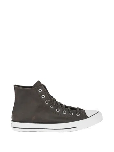 Converse Tech Climber Chuck Taylor All Star Leather Sneakers In Gray