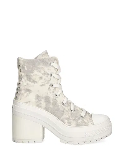 Converse Tie-dye Studded Sneakers In Neutral