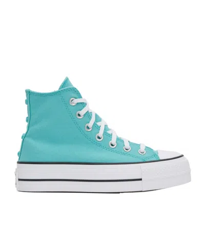 Converse Tie High-top Casual Shoes In White