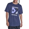 Converse Timeless Boxed Chevron T-shirt In Blue