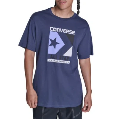 Converse Timeless Boxed Chevron T-shirt In Blue