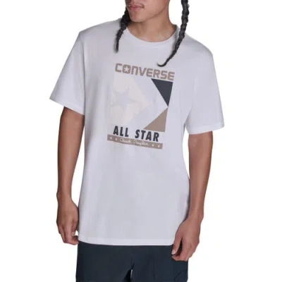 Converse Timeless Boxed Chevron T-shirt In White