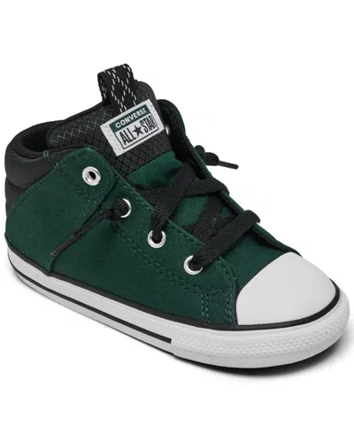 Converse Babies' Toddler Kids Chuck Taylor All Star Axel Sporty Easy-on Casual Sneakers From Finish Line In Green,black