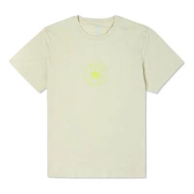 Converse Tonal All Star Patch Graphic T-shirt 'light Green' In Neutral
