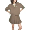 Converse Track Sweatshirt In Brown