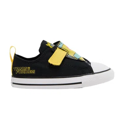 Pre-owned Converse Transformers X Chuck Taylor All Star Easyon Low Td 'bumblebee' | Black | Infant Size 7