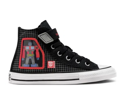 Converse Transformers X  Chuck Taylor All Star Easyon High Ps 'autobots And Decepticons' In Black