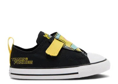 Converse Babies'  Transformers X  Chuck Taylor All Star Easyon Low Td 'bumblebee' In Black