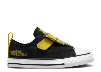 Converse Babies'  Transformers X  Chuck Taylor All Star Easyon Ox Td 'bumblebee' In Black
