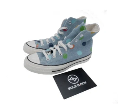 Pre-owned Converse Tyler The Creator X Chuck 70 High Polka Dots 170011c In Blue/egret/black