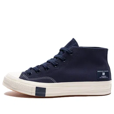 Converse Undefeated X Chuck 70 Mid 'black Iris' In Blue