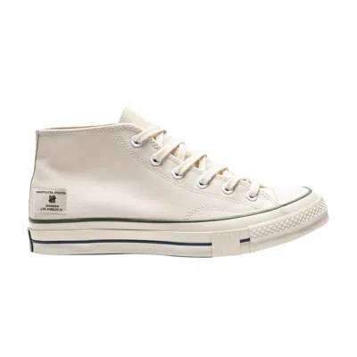 Pre-owned Converse Undefeated X Chuck 70 Mid 'parchment Chive' In Cream