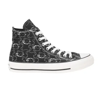 Pre-owned Converse Undercover X Addict X Chuck Taylor All Star High 'teddy Bear' In Black