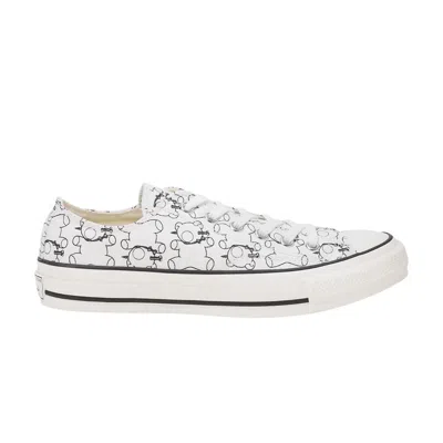 Pre-owned Converse Undercover X Addict X Chuck Taylor All Star Low 'teddy Bear' | White | Men's Size 10.5