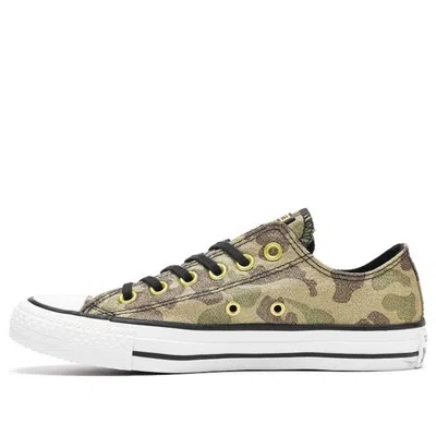 Converse Unisex All Star Ctas Ox Sneakers Gold/khaki In Multi