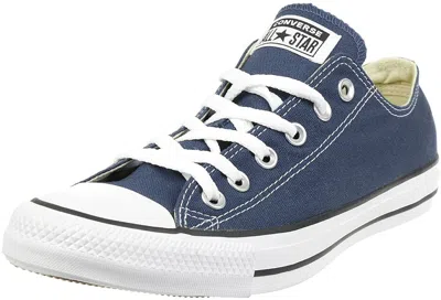 Converse Unisex Chuck Taylor All Star Low Top Navy Sneakers In Blue