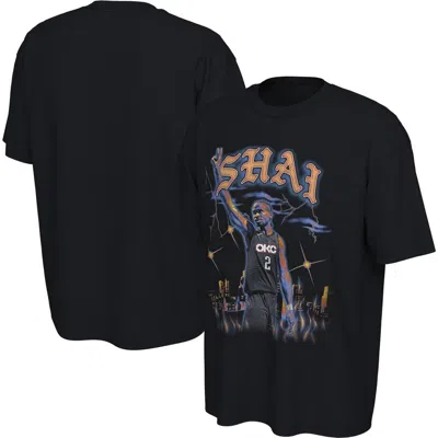 Converse Unisex  Shai Gilgeous-alexander Black Oklahoma City Thunder 2025/26 City Edition Player Grap
