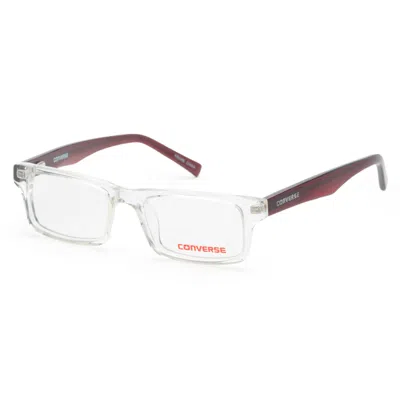 Converse Unisex For Kids 45 Mm Clear Opticals In Orange