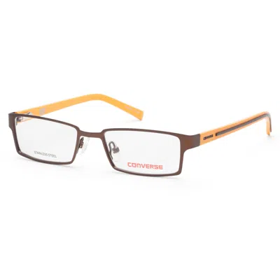 Converse Unisex For Kids 47 Mm Brown Opticals In Multi