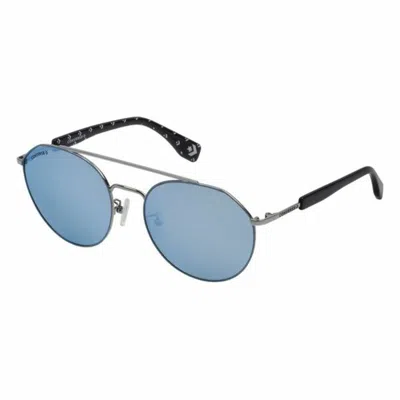 Converse Unisex Sunglasses  Sco053q568l5b  56 Mm Gbby2 In Blue
