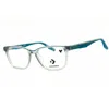 Converse Unisex Transparent Rectangular Eyeglass Frames Cv5121n In Metallic