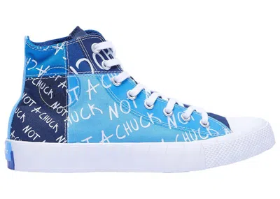 Pre-owned Converse Unt1tl3d Hi Not A Chuck Sneakers In University Blue/midnight Navy