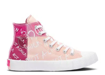 Pre-owned Converse Unt1tl3d Hi Sneakers In Storm Pink/light Pink/white In Multi