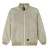 Converse Utility Padded Bomber Jacket 'beige' In Gray