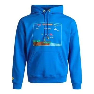 Converse Video Game Graphic Hoodie 'blue'