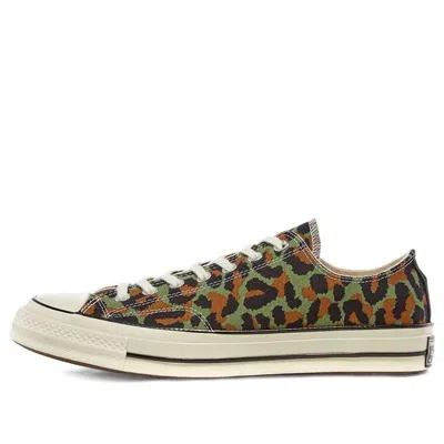 Converse Wacko Maria X Invincible X Chuck 70 Low 'animal Print' In Green