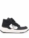 Converse Black Joshua Vides Edition Weapon Cx High Top Sneakers In Black/clear/rutabaga