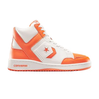 Pre-owned Converse Weapon Mid 'orange Vintage White' | Men's Size 10.5