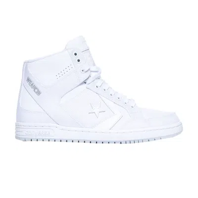 Pre-owned Converse Weapon Mid 'triple Whilte' | White | Men's Size 10