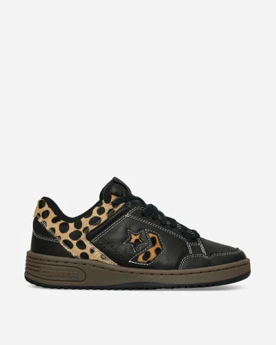 Converse Weapon Pony Hair Sneakers Black In Multicolor