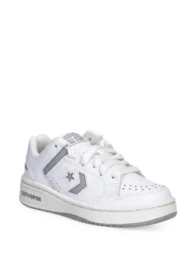 Converse Kids' Weapon Star Perforated Sneakers In White