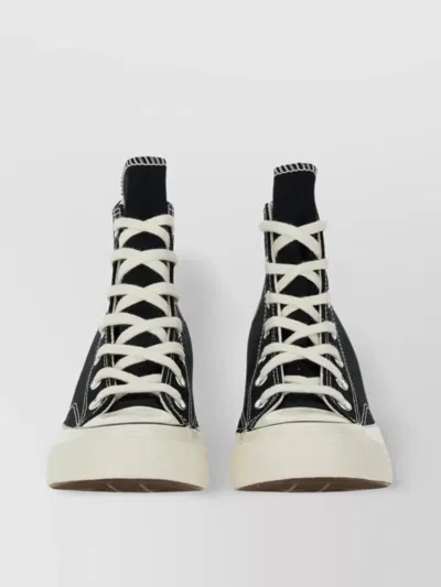 Converse Wedge Sneaker Contrast Stitching In White