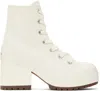 Converse Chuck 70 De Luxe Block Heel Sneaker In Egret Black