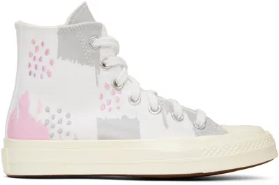 Converse Chuck 70 High Sneakers In Egret/gravel/black