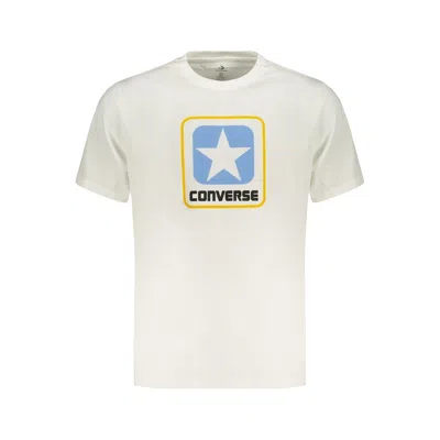 Converse White Cotton Men's T-shirt