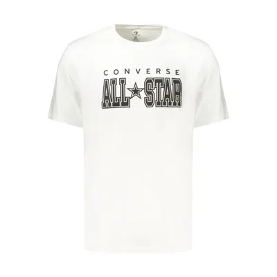 Converse White Cotton Mens T-shirt