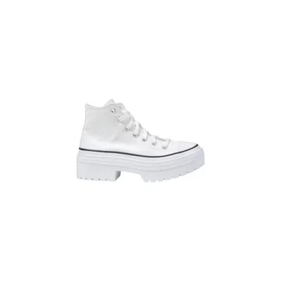 Converse White Fabric Chunky Sneakers