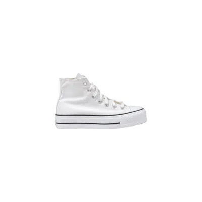 Converse Lace-up High-top Casual Shoes In White