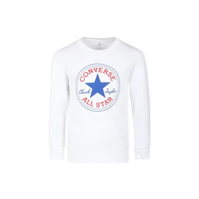 Converse White T-shirt For Kids With Logo