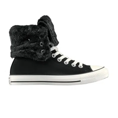 Pre-owned Converse Wmns All Star Fold Over Hi 'black Egret' | Women's Size 8.5
