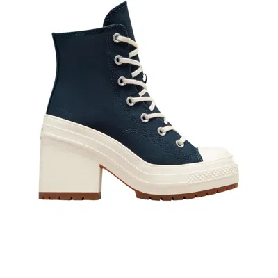 Pre-owned Converse Wmns Chuck 70 De Luxe Heel High 'obsidian' In Blue