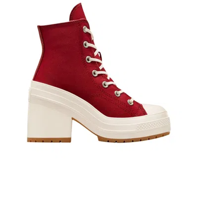 Pre-owned Converse Wmns Chuck 70 De Luxe Heel High 'park Red' | Women's Size 8